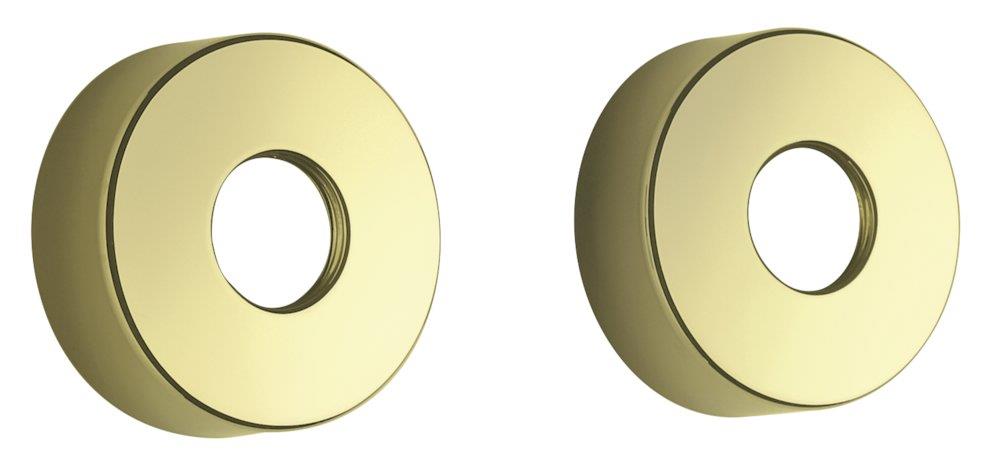 Damixa Silhouet Rosettes 2 pcs. - Thermostat Batteries, brass