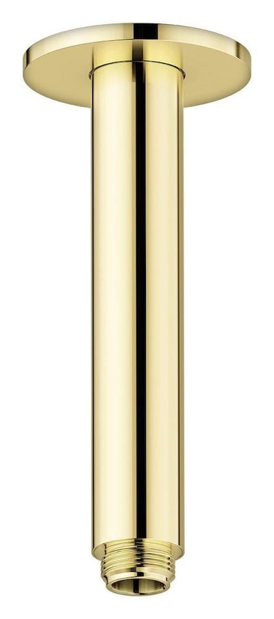 Damixa Silhouet Wall-Mounted Shower Arm - Brass, Polished, Overhead