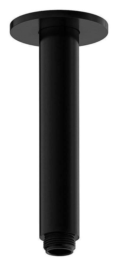 Damixa Silhouet Wall-Mounted Shower Arm - Matte Black, for Overhead Shower