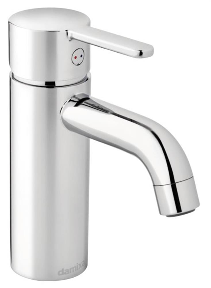 Damixa Silhouet Washbasin faucet - 1 handles, 108mm, Chrome-plated, Polished, Low, without pop-up waste, Yes