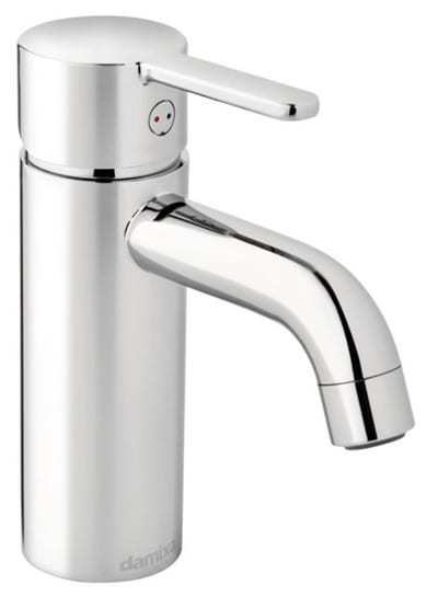 Damixa Silhouet Washbasin faucet - 1 handles, 108mm, Chrome-plated, Polished, Low, without pop-up waste, Yes