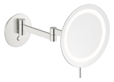 Damixa Zen Cosmetic mirror with LED light. - 320mm, 320mm, 398mm, Steel, 320mm, Round, Yes