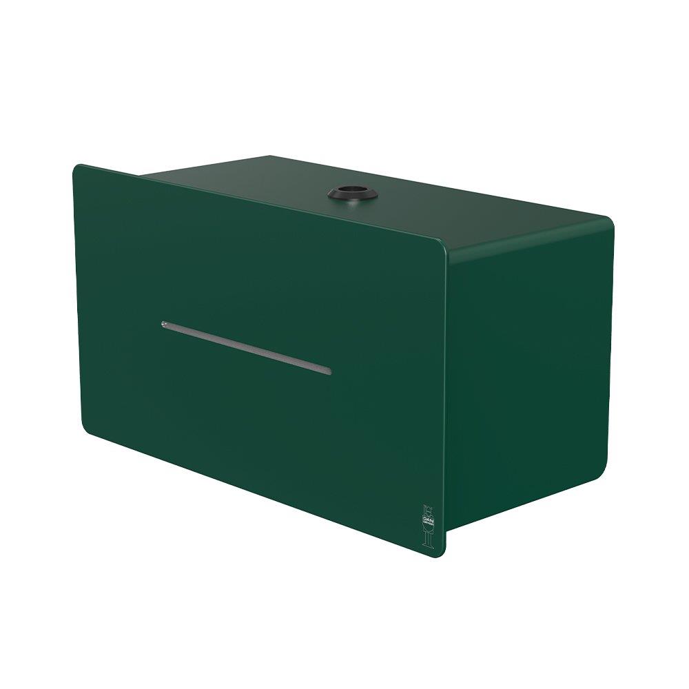 Dan Dryer Loki Double Toilet Paper Holder - Powder-Coated Steel Box