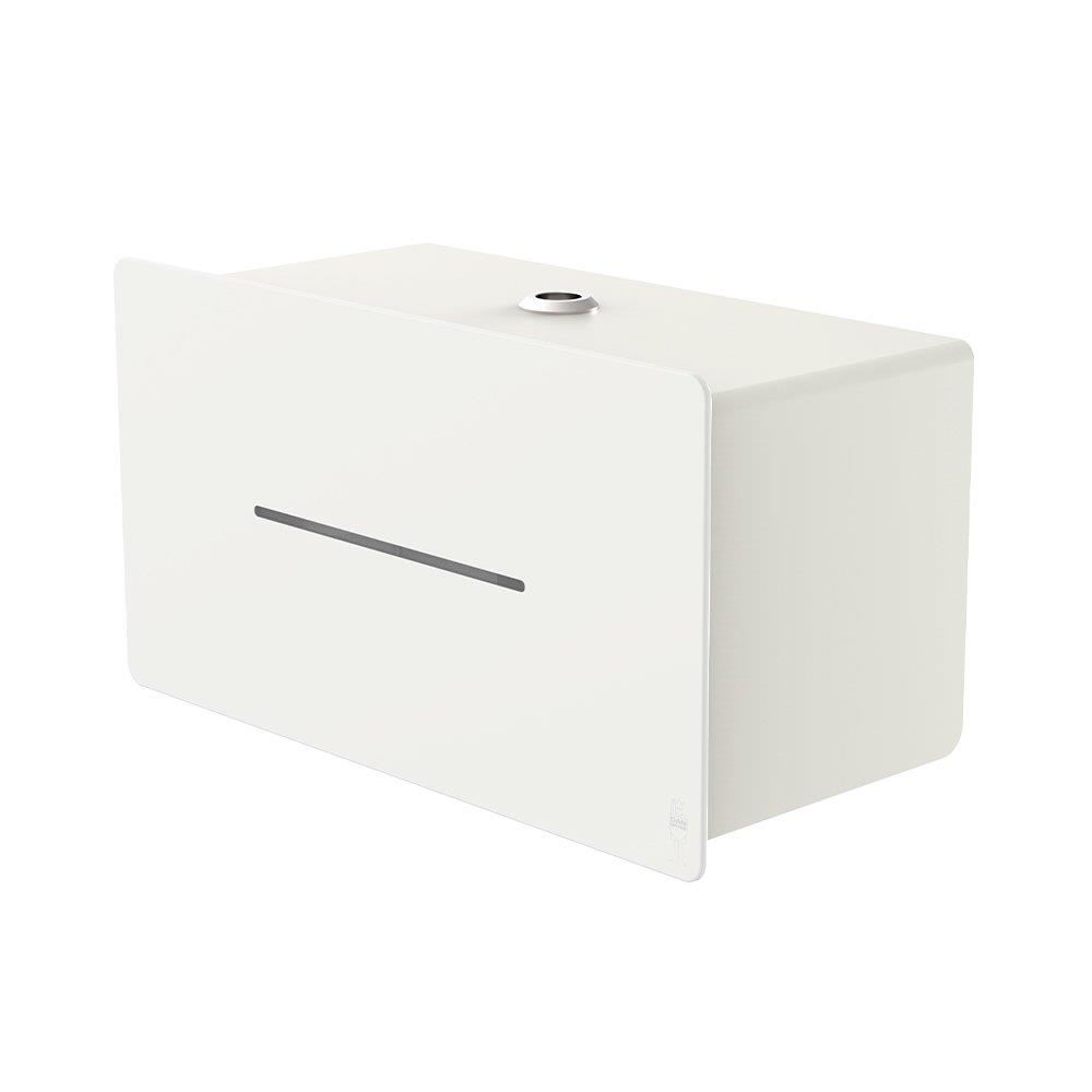 Dan Dryer Loki Double toilet paper holder - Powder-coated, white, steel, Box