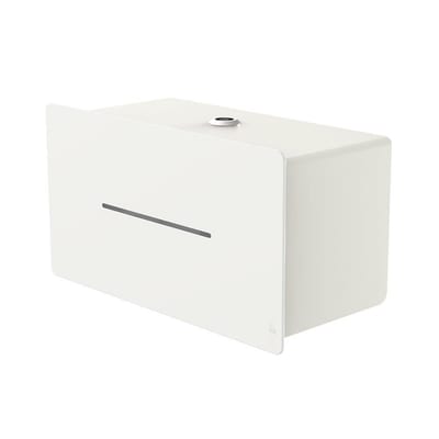 Dan Dryer Loki Double toilet paper holder - Powder-coated, white, steel, Box