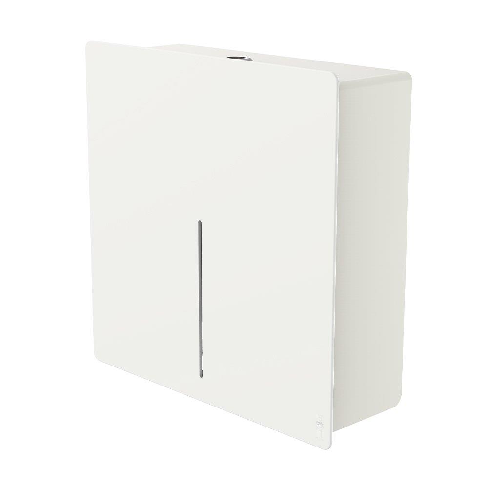 Dan Dryer Loki Paper Dispenser - Box, Powder-coated, white