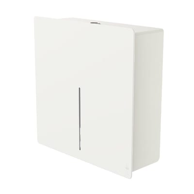 Dan Dryer Loki Paper Dispenser - Box, Powder-coated, white