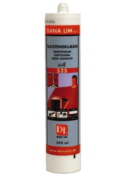 Dana Adhesive 525 Roof Tile Adhesive, red, 290 ml cartridge