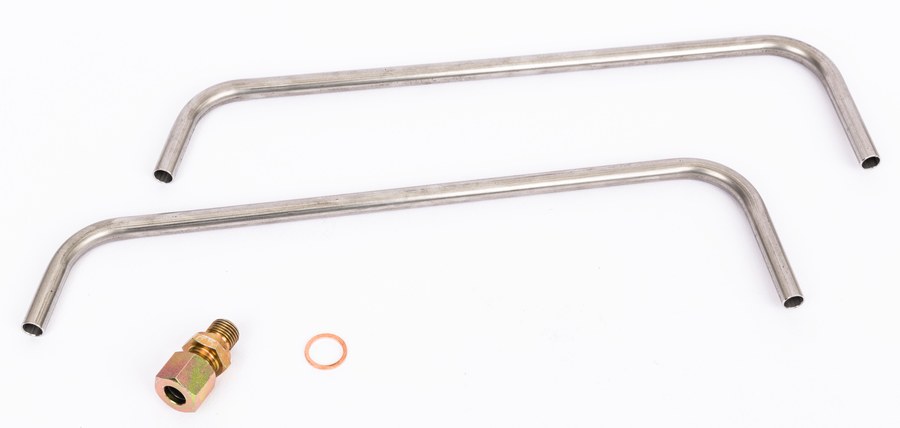 Danfoss AF-range impulse tube set for AFQ controllers — valve DN 150, PN 40, 10 mm × G 1/4, Stainless steel (003G1348)