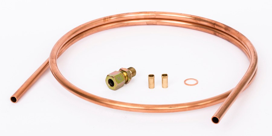 Danfoss AF-range impulse tube set — universal AFP(Q)/B, 1.5 m, 10 mm × G 1/4, Copper CW 024A (003G1391)