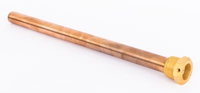 Danfoss immersion pocket (thermowell) — for AFT self-acting temperature controller, R1" DIN2999 Bronze PN 40, 401 mm