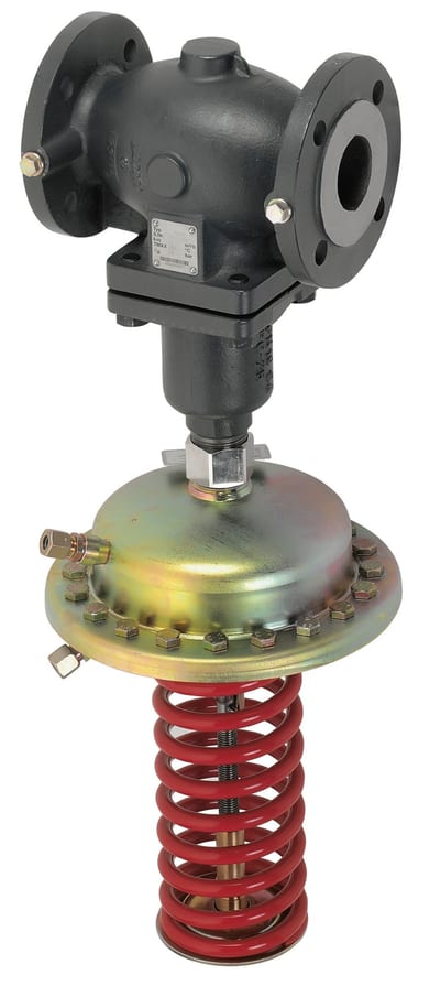Danfoss AFD PN 25 self-acting pressure-reducing actuator — setting 1–6 bar, 160 cm² diaphragm, valve DN 15–250