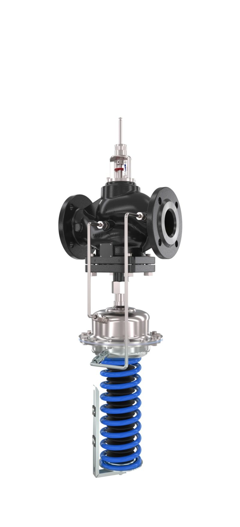 Danfoss AFQMP 2 DN 125 PN 25 pressure-independent flow + differential-pressure control valve — flange, Kvs 250 m³/h, flow 20–230 m³/h, Δp 0.1 bar–1 bar (003G5573)
