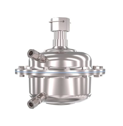 Danfoss AFQ 2 PN 16 self-acting flow-limiting actuator — setting 0.5 bar, 320 cm² diaphragm, valve DN 65–250