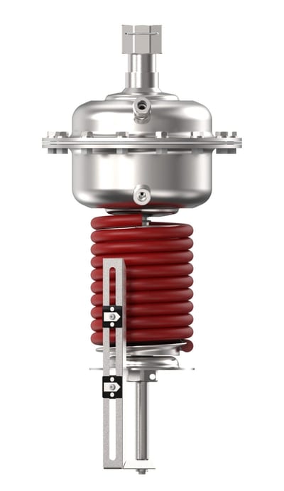 Danfoss AFA 2 PN 16 self-acting pressure-relief actuator — setting 0.4–1.5 bar, 320 cm² diaphragm, valve DN 65–250