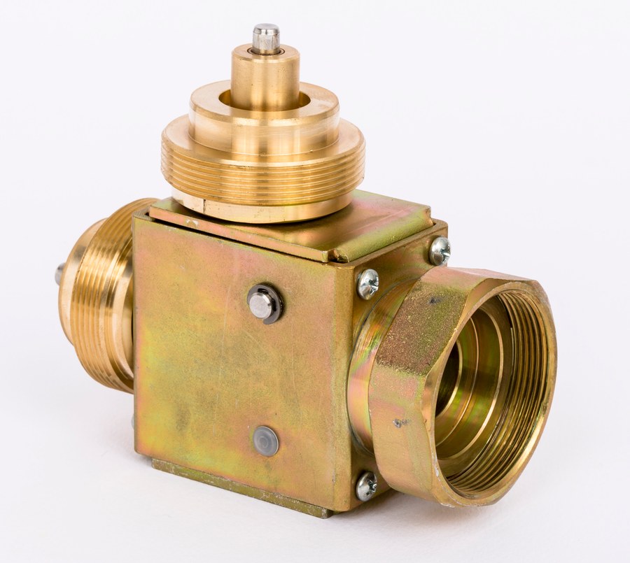 Danfoss combination piece K2, M45 / 2 × M45, ductile-iron impulse-line manifold (003H6855)