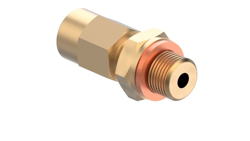 Danfoss Compression-fitting set (10 pcs), G 1/8, Ø 5×1 mm tube, valve side, for OF-range self-acting controllers (003H6930)
