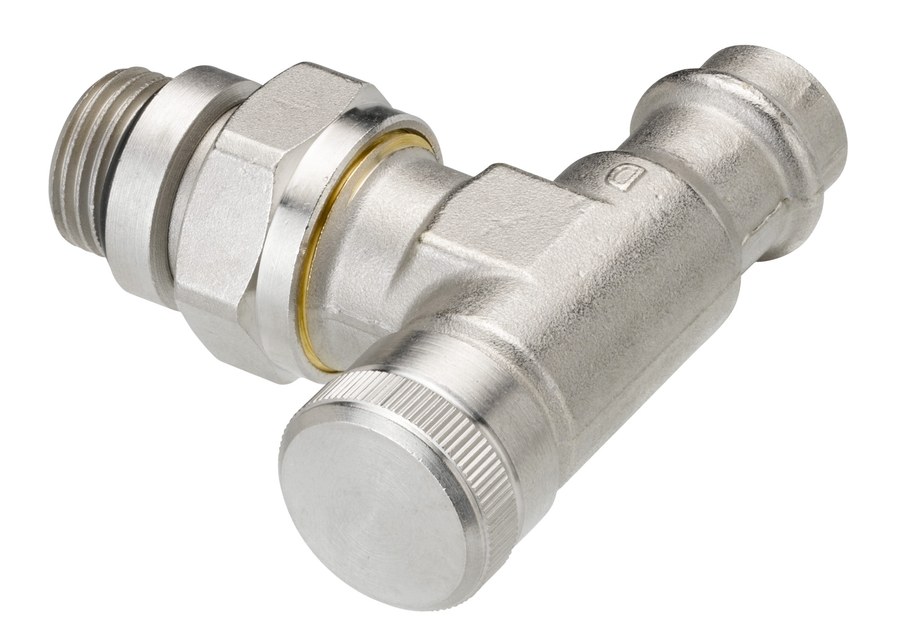 Danfoss RLV Radiator Lockshield Valve DN 15, Angle, Kvs 2.5 (003L1825)