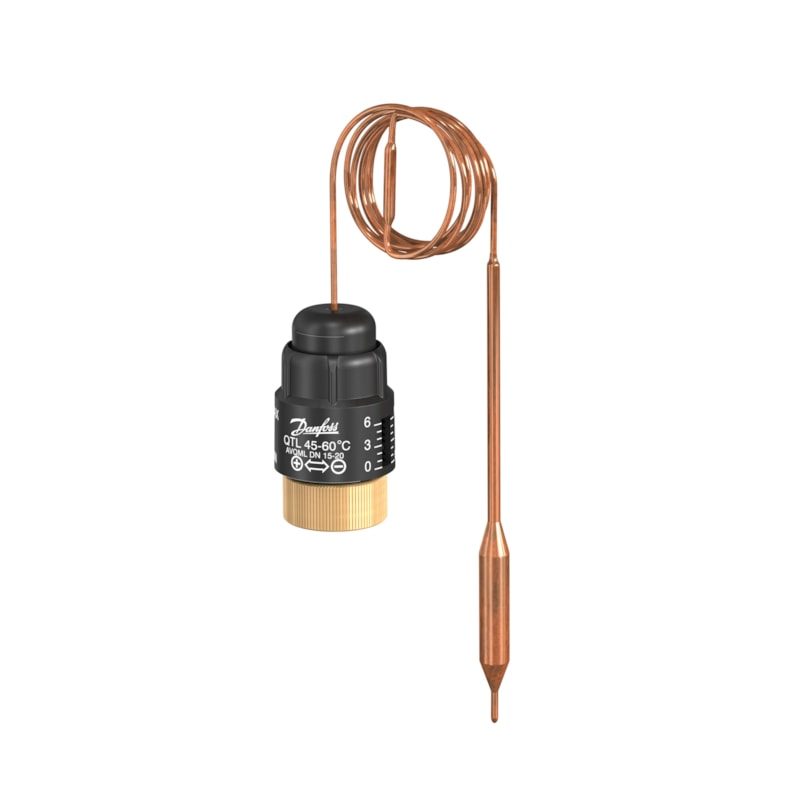 Danfoss QTL Self-Acting Temperature Thermostat/Actuator 45–60 °C (003L3534)