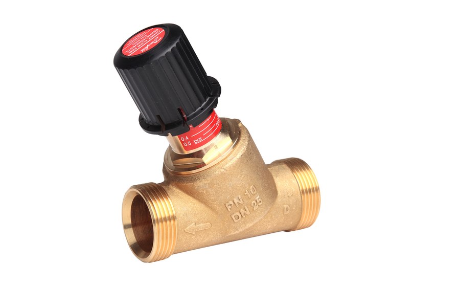Danfoss AVDO Self-Acting Constant-Flow (Automatic Bypass) Valve DN 25, Straight, Threaded (003L6030)