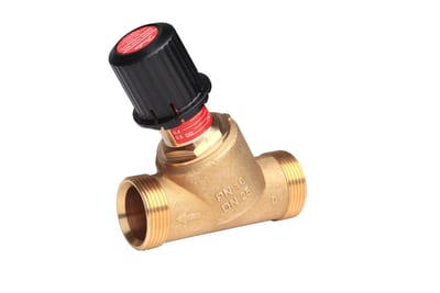 Danfoss AVDO Self-Acting Constant-Flow (Automatic Bypass) Valve DN 25, Straight, Threaded (003L6030)