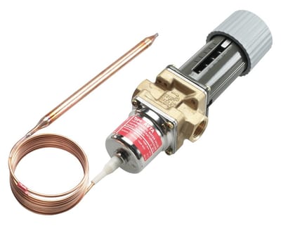 Danfoss Thermostatic Water Valve AVTA 15 — G 1/2 (ISO 228-1), Mass Charge 25–65 °C, 5 m Capillary