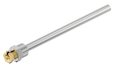 Danfoss Sensor Pocket for AVTA / AVTB — Stainless Steel, R 1/2 (ISO 7-1), 182 mm