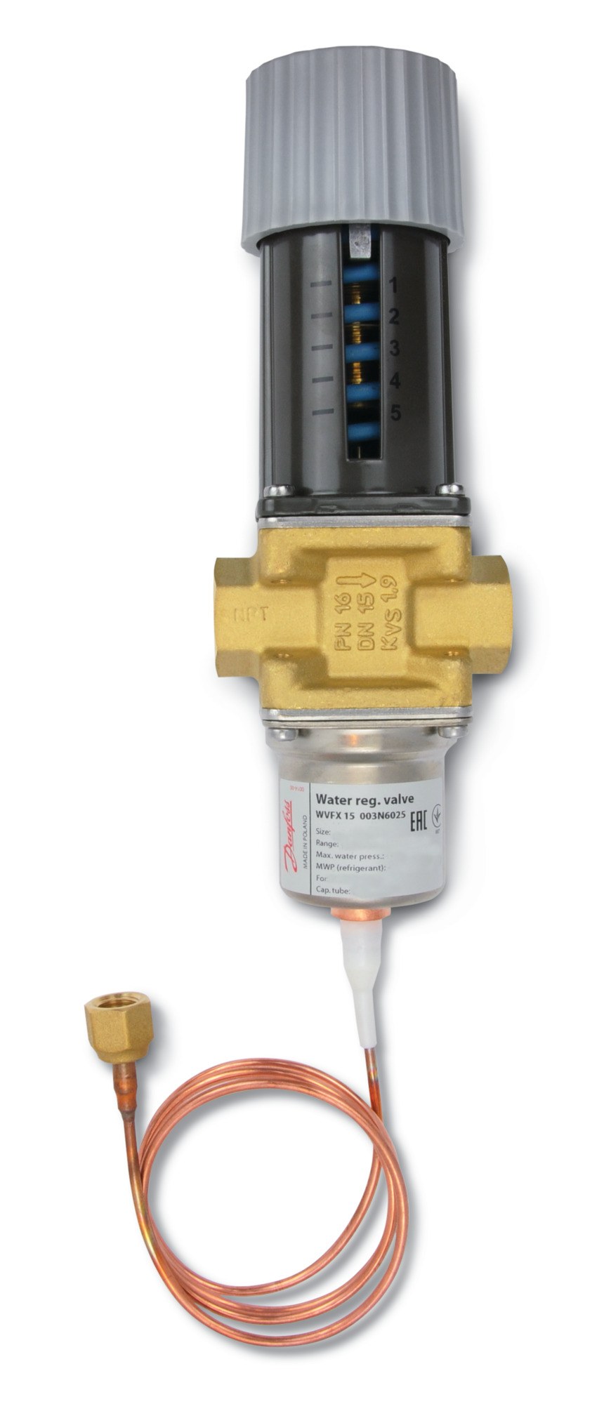 Danfoss WVFX 15 Water Regulating Valve G 1/2 in 15 – 29