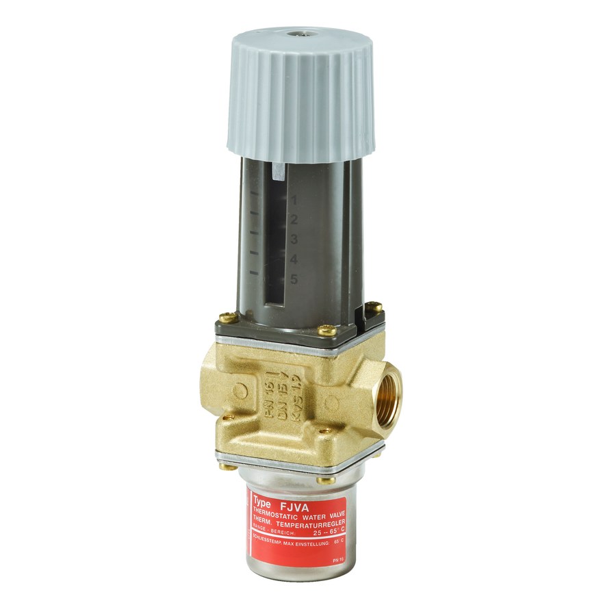 Danfoss FJVA 15 Thermostatically Operated Water Valve G 1/2 25–65 °C 003N8211