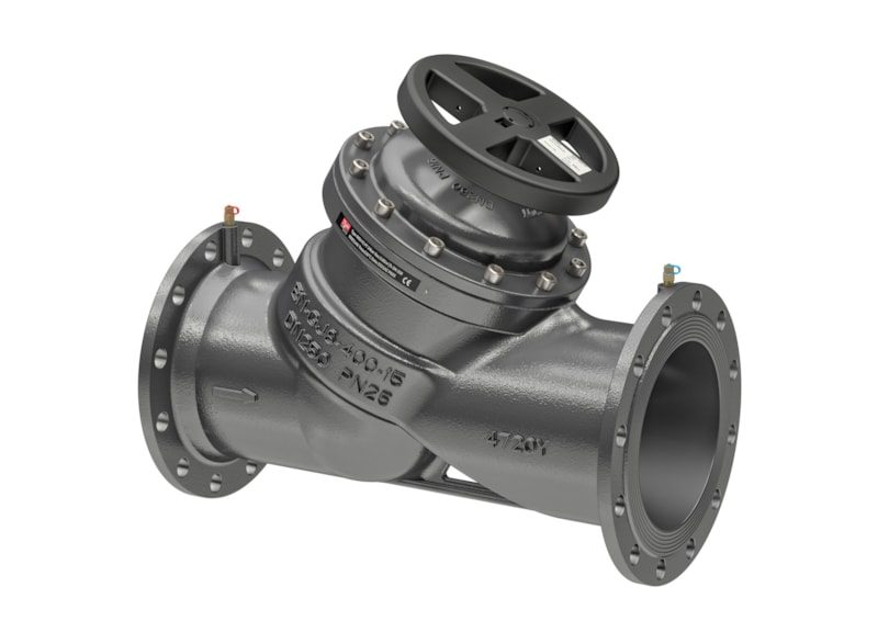 Danfoss MSV-F2 DN 400 flanged manual balancing valve PN 25 with test plugs (003Z1149)
