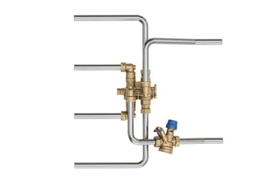 Danfoss AB-QM 4.0 CO⁶ Flexo DN 15 low-flow prefab pressure-independent balancing & control valve, 18 mm press fitting