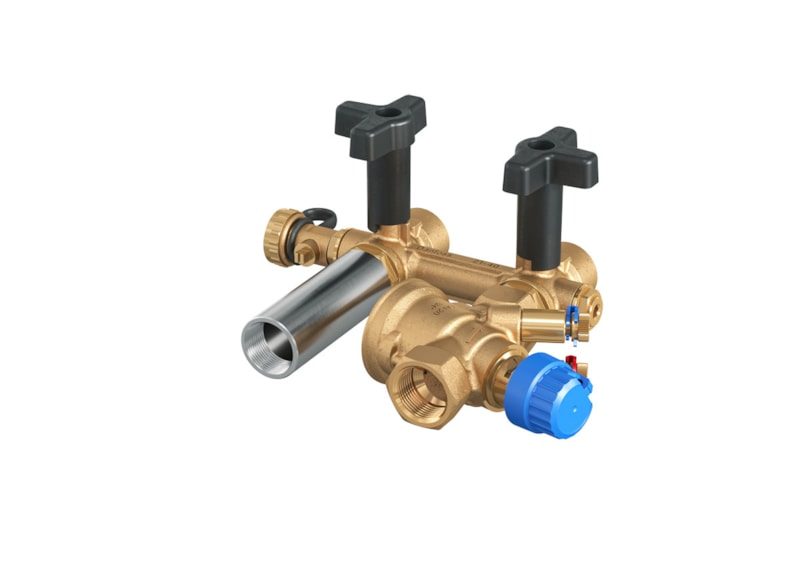 Danfoss AB-QM 4.0 Flexo DN 15 LF low-flow pressure-independent balancing & control valve, right-hand, with test plugs (003Z1730)