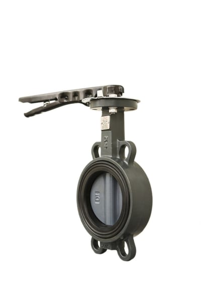 Danfoss VFH2-WH DN 40 PN 16 manual butterfly valve — wafer, hand lever