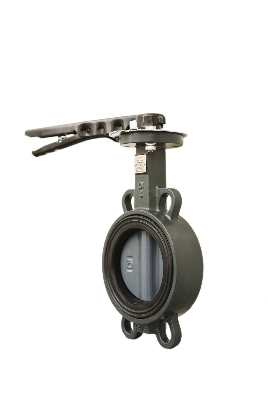 Danfoss VFH2-WH DN 125 PN 16 manual butterfly valve — wafer, hand lever (003Z2404)