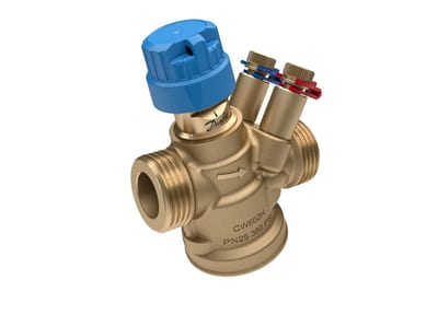Danfoss AB-QM 4.0 DN 20 pressure-independent balancing & control valve, with test plugs, external thread
