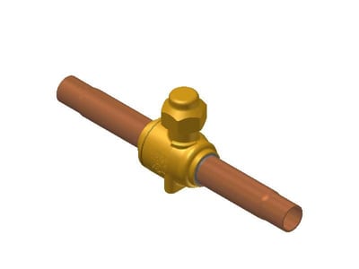 Danfoss GBC 12S Shut-off Ball Valve 1/2 in Solder ODF 009G7022