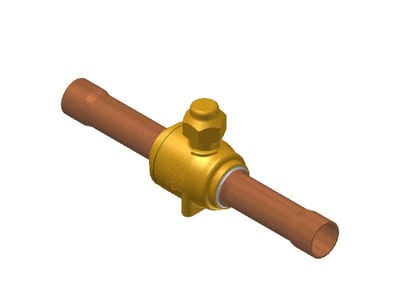 Danfoss GBC 18S Shut-off Ball Valve 3/4 in Solder ODF 009G7024