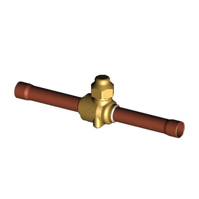 Danfoss GBC 12S Shut-off Ball Valve 1/2 in Solder ODF 009L7022