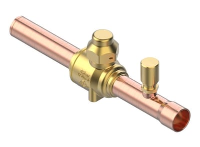 Danfoss GBC 16S Shut-off Ball Valve 5/8 in (16 mm) Solder ODM/ODF with Access Port