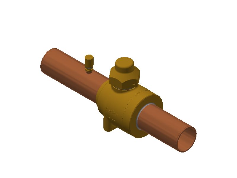 Danfoss GBC 42S Shut-off Ball Valve 1 5/8 in Solder ODM/ODM