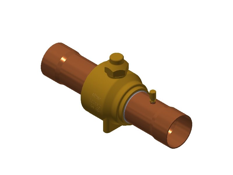 Danfoss GBC 67S Shut-off Ball Valve 2 5/8 in Solder ODM/ODM