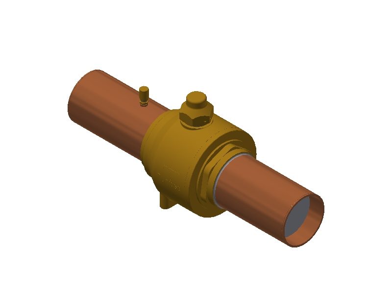 Danfoss GBC 79S Shut-off Ball Valve 3 1/8 in Solder ODM/ODM