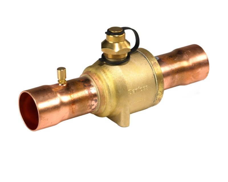 Danfoss GBC 54S Shut-off Ball Valve 54 mm (2 1/8 in) Solder ODF with cap strap