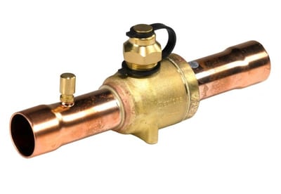 Danfoss GBC 35S Shut-off Ball Valve 35 mm (1 3/8 in) Solder ODF with cap strap