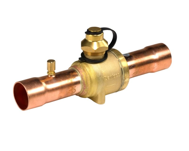 Danfoss GBC 42S Shut-off Ball Valve 1 5/8 in Solder ODF with cap strap