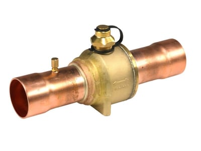 Danfoss GBC 67S Shut-off Ball Valve 2 5/8 in Solder ODF with cap strap