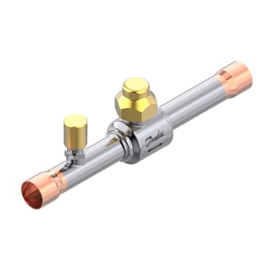 Danfoss GBC 16L Shut-off Ball Valve with Access Port 5/8 in (16 mm) Solder ODF