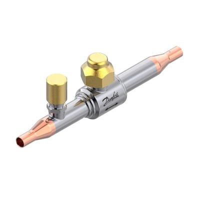 Danfoss GBC 6L Shut-off Ball Valve with Access Port 6 mm Solder ODF