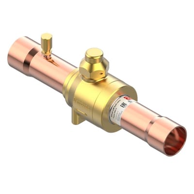 Danfoss GBC 35S E Shut-off Ball Valve 35 mm (1 3/8 in) Solder ODF with access port