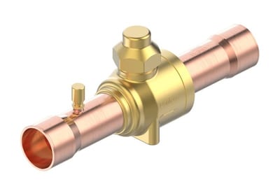 Danfoss GBC 42S E Shut-off Ball Valve 42 mm Solder ODF with access port